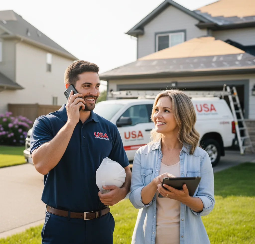 USA Roof Repair Experts customer support in Westerville